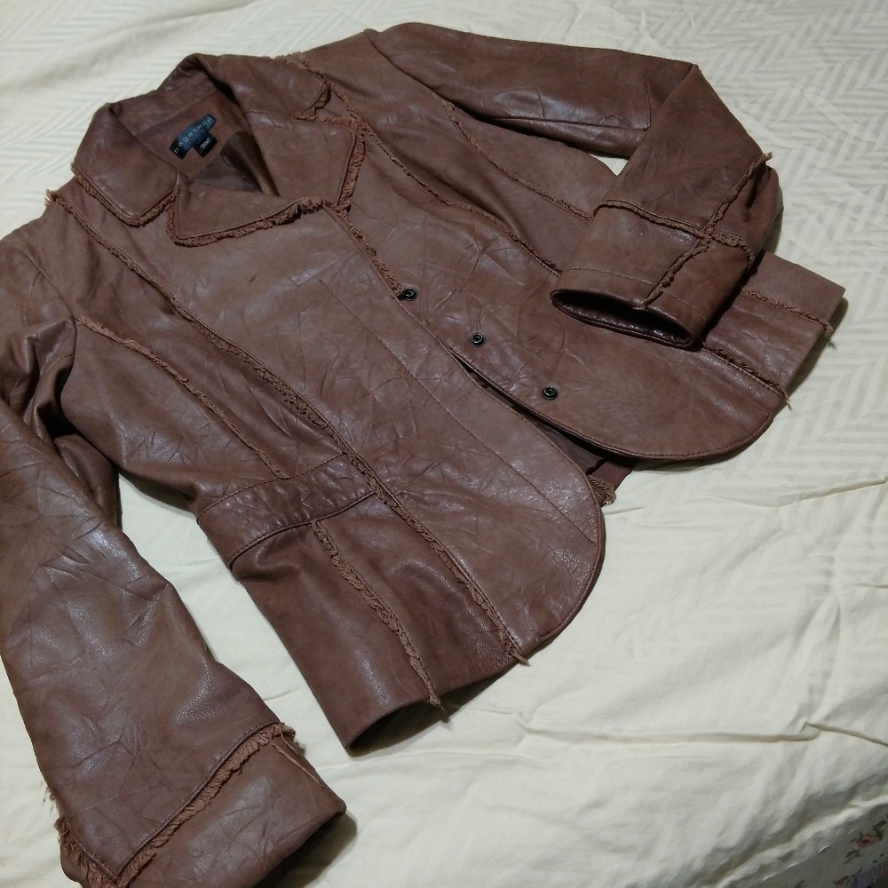 Leather jacket